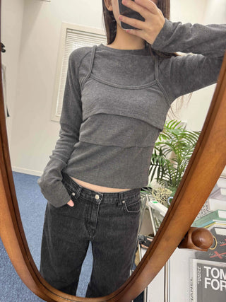 Soft Slim Fit Round Neck Long Sleeve Tee