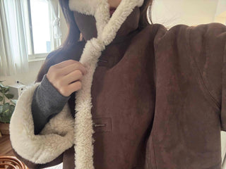 Boa Shearling Oversized Sherpa Coat