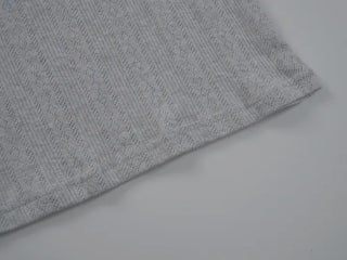 Zero Puff Punched Lace Square Neck Short Sleeve T-shirt