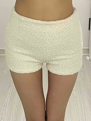 Romantic Bubble Loop Brushed Knit Shorts