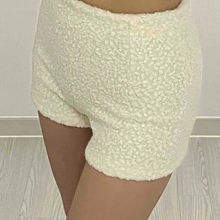 Romantic Bubble Loop Brushed Knit Shorts