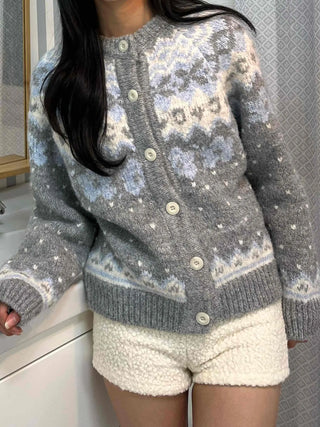 Romantic Bubble Loop Brushed Knit Shorts