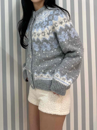 Romantic Bubble Loop Brushed Knit Shorts
