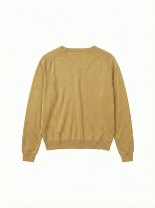 Kiro V-neck Basic Spring Domestic Layered Raglan Daily Long Sleeve Knit