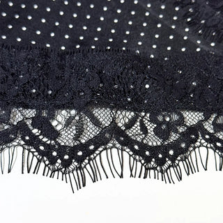 Ain Lace Side Slit Satin Silk Asymmetrical Tassel Diagonal Satin Mini Bustier Sleeveless  Dress
