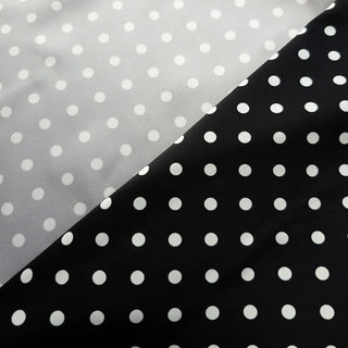 Sailor Dot Silk Satin H-Line Midi Korean Satin Skirt