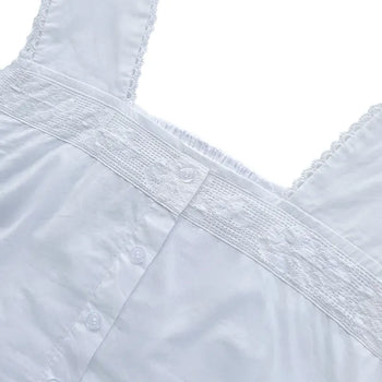Lace Square Neck Mini Midi Layered Flare Breast Cover Summer Wedding Guest Sleeveless Dress