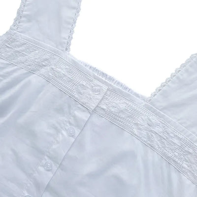 Lace Square Neck Mini Midi Layered Flare Breast Cover Summer Wedding Guest Sleeveless Dress