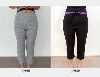Cali Capri 34 Length Stretch Training Leggings Layered Domestic Summer Elastic Pants