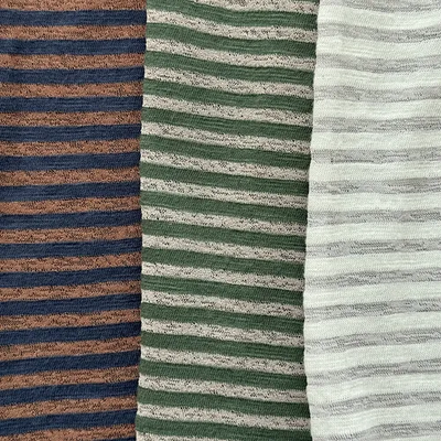 Candy Layered Stripe Vintage Domestic Loose Fit Shirred Oversized Short Sleeve Tee