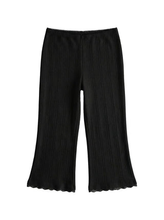 Knotting Capri Flare Bootcut Low-Rise Bermuda Layered 34 Length Summer Pants