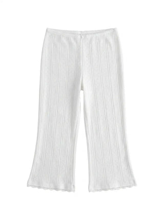 Knotting Capri Flare Bootcut Low-Rise Bermuda Layered 34 Length Summer Pants
