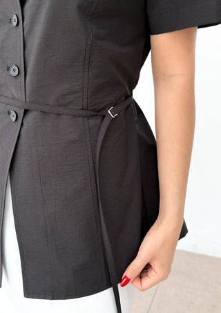 Bonne Wrap V-Neck BrandQual Jacket Two-Way Puff Shirred Wrap Arm Cover Wedding Guest Summer Short Sleeve Blouse