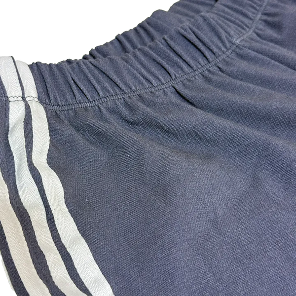 Noir Bermuda Wide 34 Length Capri Elastic Waist Pigment Domestic Tape Summer Elastic Waist Pants