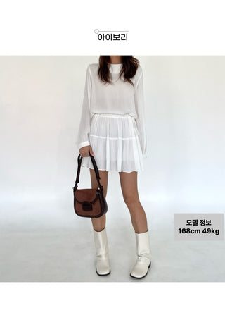 Lovely Korean-made Tiered Midi Dress