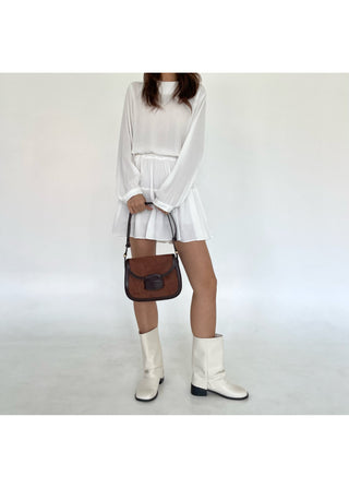 Lovely Korean-made Tiered Midi Dress