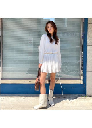 Lovely Korean-made Tiered Midi Dress