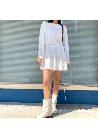 Lovely Korean-made Tiered Midi Dress