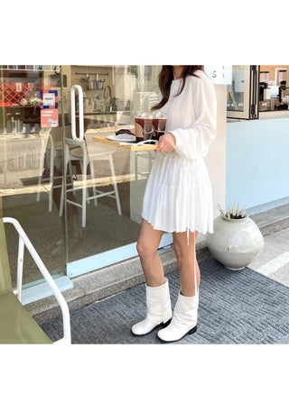 Lovely Korean-made Tiered Midi Dress