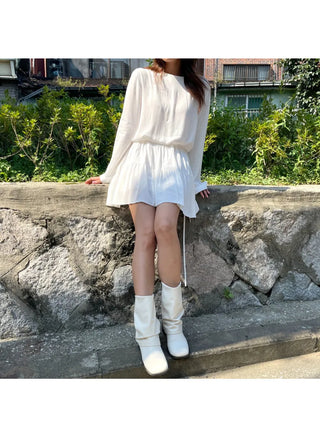 Lovely Korean-made Tiered Midi Dress
