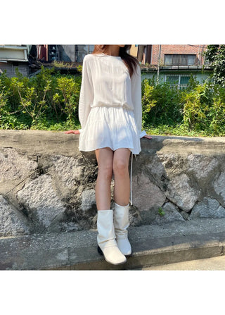 Lovely Korean-made Tiered Midi Dress
