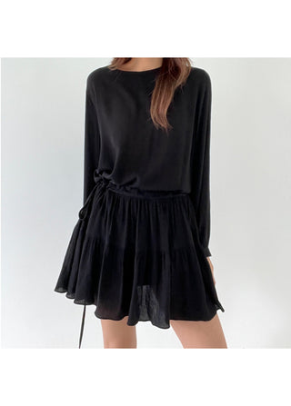 Lovely Korean-made Tiered Midi Dress