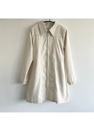 Autumn Stitch Mini Long Sleeve Dress