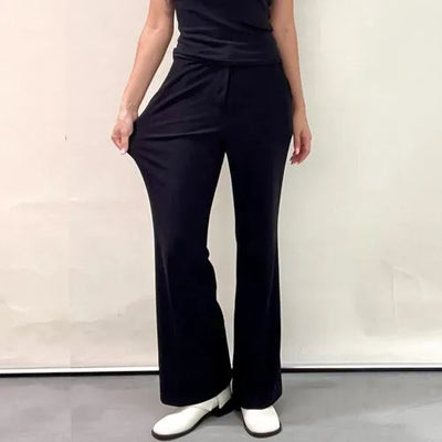Stretchy Semi-Bootcut Slacks