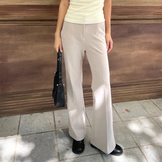 Stretchy Semi-Bootcut Slacks