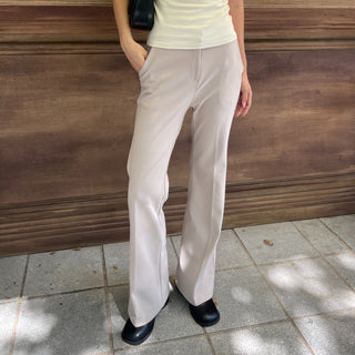 Stretchy Semi-Bootcut Slacks