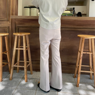 Stretchy Semi-Bootcut Slacks