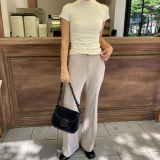 Stretchy Semi-Bootcut Slacks