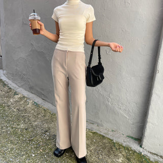 Stretchy Semi-Bootcut Slacks