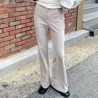 Stretchy Semi-Bootcut Slacks