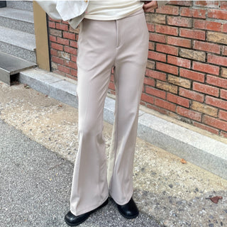 Stretchy Semi-Bootcut Slacks
