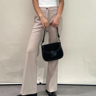 Stretchy Semi-Bootcut Slacks
