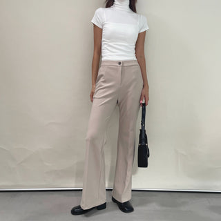 Stretchy Semi-Bootcut Slacks