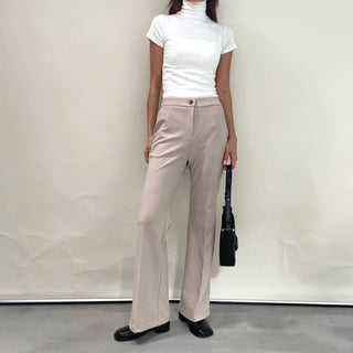 Stretchy Semi-Bootcut Slacks