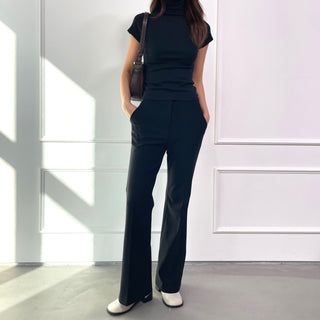 Stretchy Semi-Bootcut Slacks