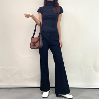 Stretchy Semi-Bootcut Slacks