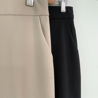 Stretchy Semi-Bootcut Slacks