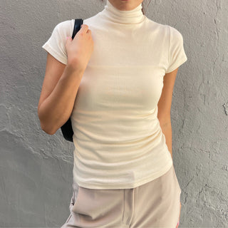 Domestic Transitional Short Sleeve Turtleneck
