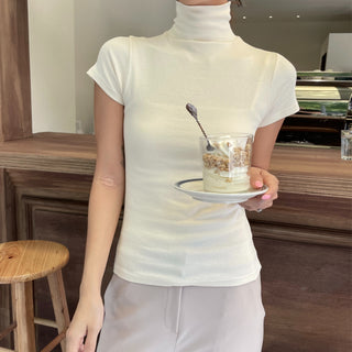 Domestic Transitional Short Sleeve Turtleneck
