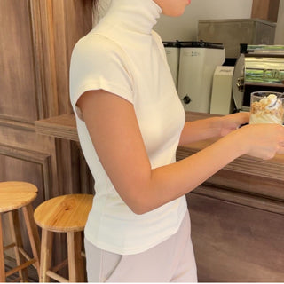 Domestic Transitional Short Sleeve Turtleneck