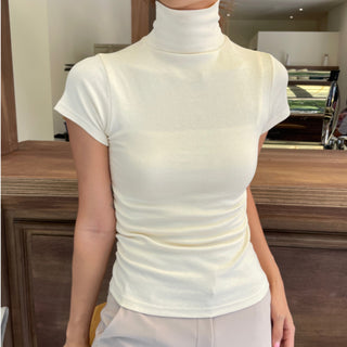 Domestic Transitional Short Sleeve Turtleneck