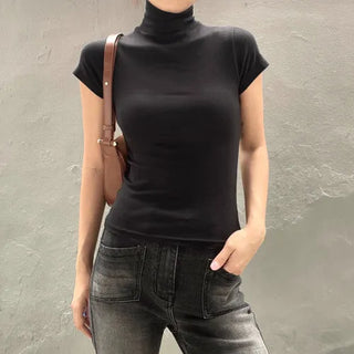 Domestic Transitional Short Sleeve Turtleneck