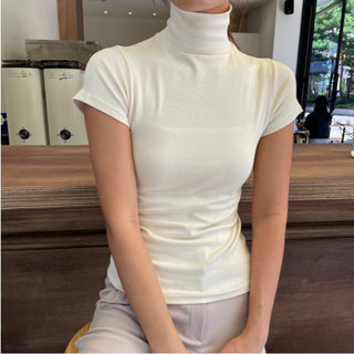 Domestic Transitional Short Sleeve Turtleneck
