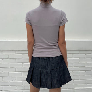 Domestic Transitional Short Sleeve Turtleneck