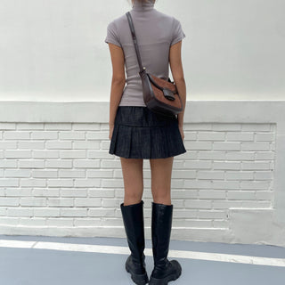 Domestic Transitional Short Sleeve Turtleneck