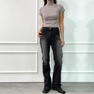 Domestic Transitional Short Sleeve Turtleneck